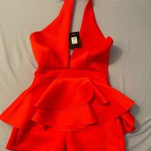 Red romper